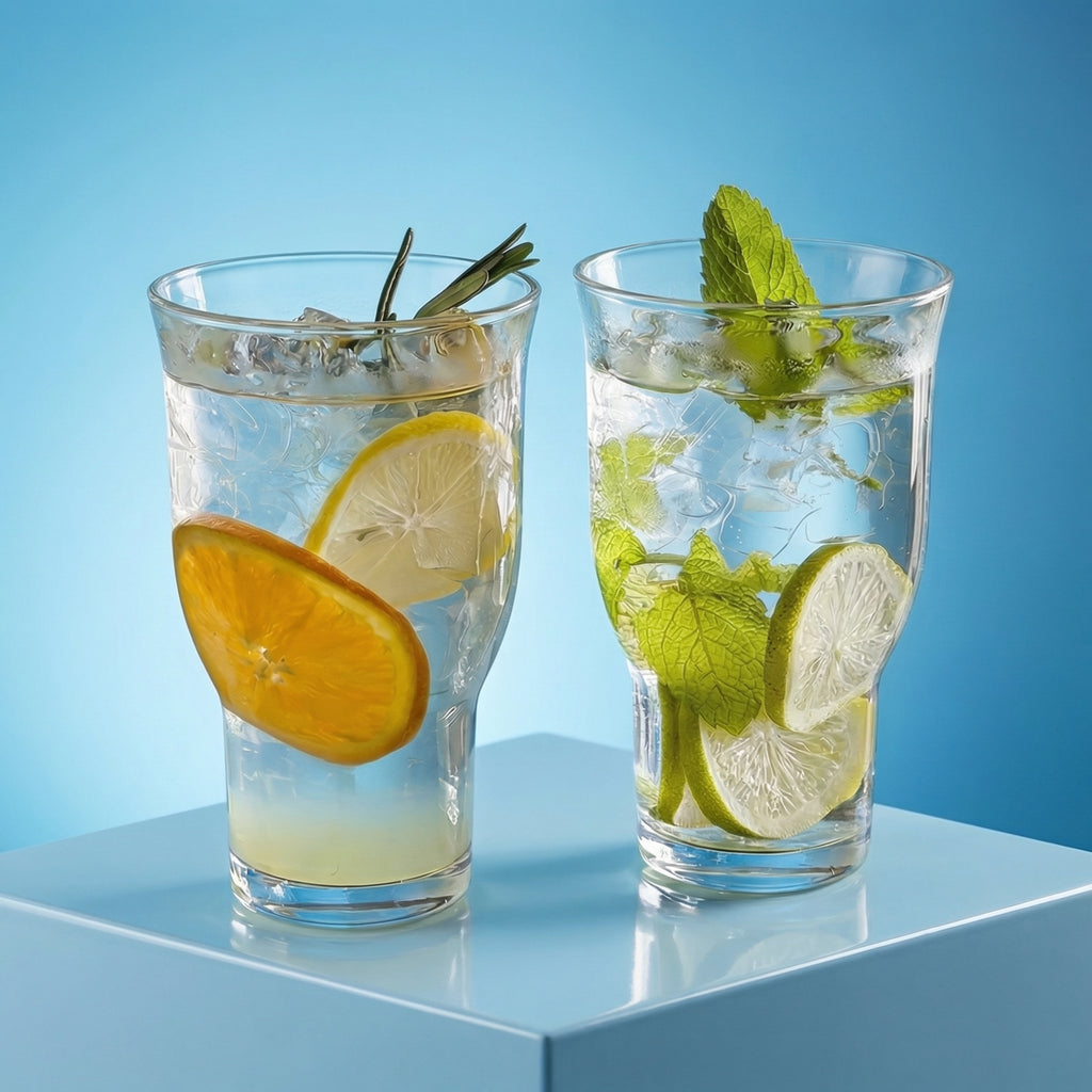 520ml Clear Borosilicate Glass Drinking Tumbler
