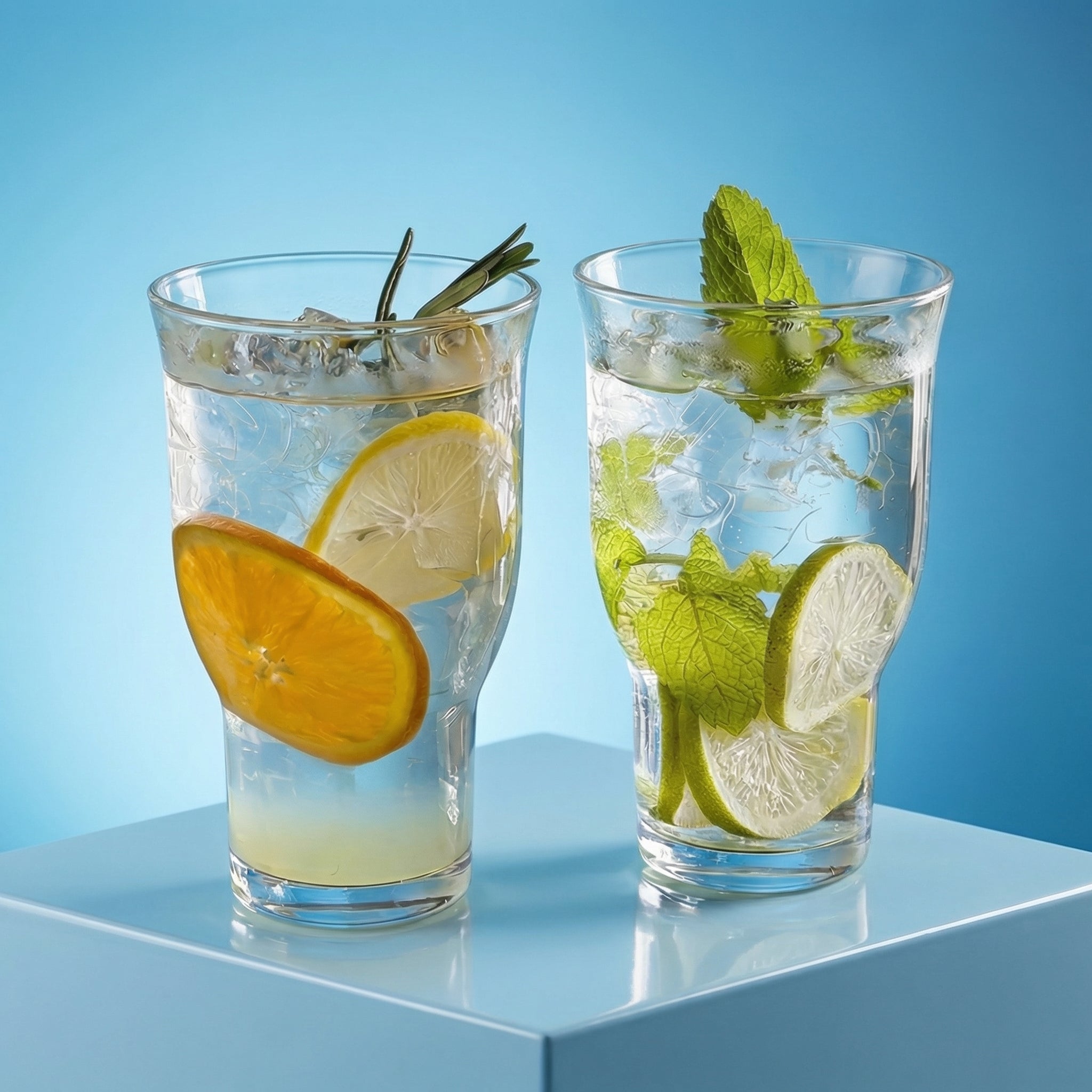 520ml Clear Borosilicate Glass Drinking Tumbler